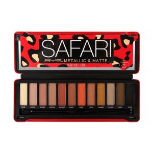 BYS Lauvärvipalett SAFARI Matte/Metallic 