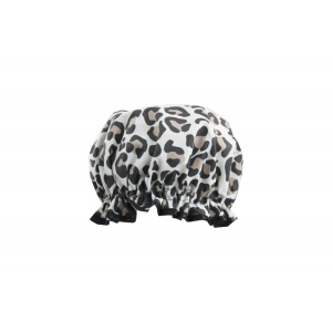 The Vintage Cosmetic Company Shower Cap Leopard Print