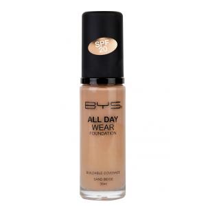 BYS All Day Wear Foundation Sand Beige 30ml