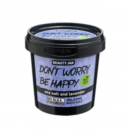 Beauty Jar Cоль для ванны Bath Salt Don't Worry, Be Happy 150g