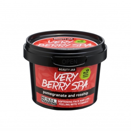 Beauty Jar Kasvojen- ja huulin kuorintavoide Very Berry Spa 120 g