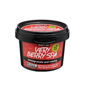 Beauty Jar Face And Lips Peeling Very Berry Spa näo- ja huulekoorija  120g