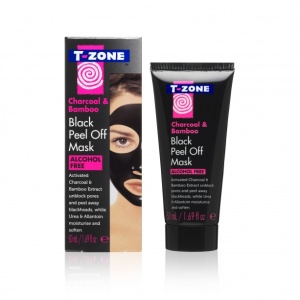 TZone Kasvonaamio Peel Off Black Mask Charcoal and Bamboo 50ml