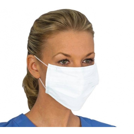 Защитная одноразовая маска для лица 10шт