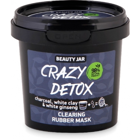 Beauty Jar Clearing Rubber Mask Crazy Detox näomask puhastav 20g