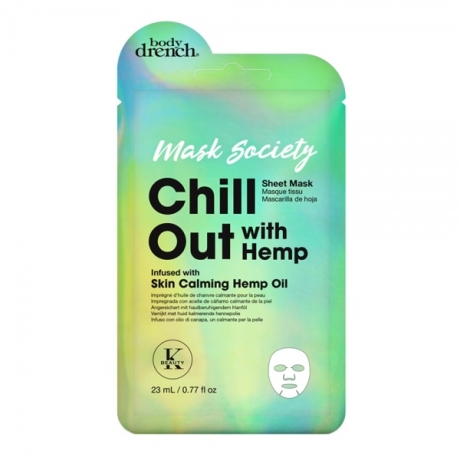 Body Drench Тканевая маска Chill Out  with Skin Calming Hemp Oil