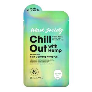 Body Drench Sheet Mask Chill Out  with Skin Calming Hemp Oil