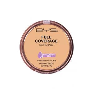 BYS Pressed Powder Full Coverage Medium Beige