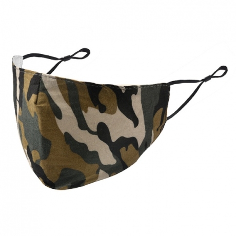 BYS Kids Face Mask 3 Layer Camo
