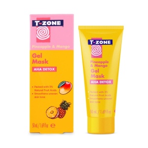 TZone Skincare Gel Face Mask Pineapple and Mango 50ml