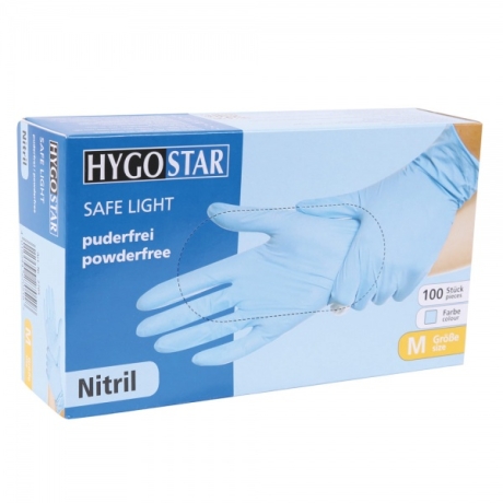 Examination gloves Nitril Safe Light 100 pc blue L