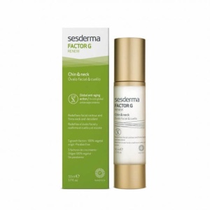 Sesderma Factor G Renew Chin and Neck Kasvojen piirteitä ja kaulaa nuorentava geeli 50ml