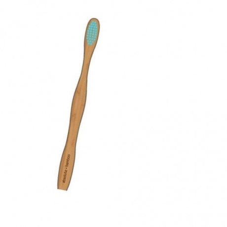 Absolute Bamboo Adult orange Бамбуковая зубная щетка голубая