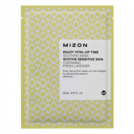 Mizon Enjoy Vital Up Time Soothing Mask Rahustav kangasmask lavendliga 23ml