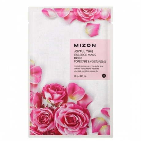 Mizon Joyful Time Essence Mask Rose Kangasmask roosiga 23g