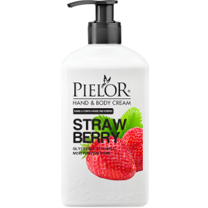 Pielor Hand and Body Cream Strawberry 300ml