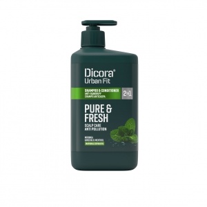 Dicora Urban Fit Шампунь для волос 2в1 Pure and Fresh 800мл