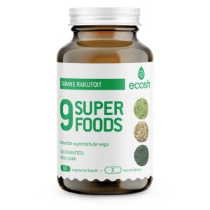 Ecosh 9 Superfoods 90 kapslit