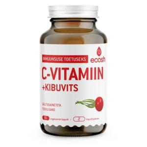 Ecosh C vitamiin Kibuvits 90 kapslit 