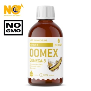 Ecosh Oomex kalaõli oomega 3 apelsinimaitseline 300ml