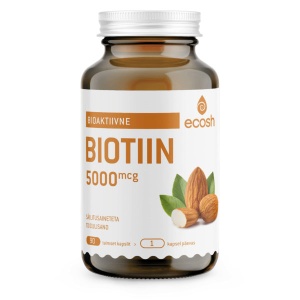 Ecosh Biotiin B7 vitamiin 5000 μg 90 kapslit