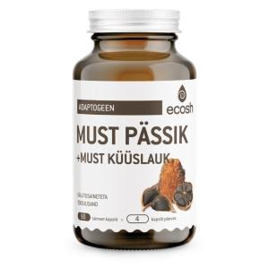 Ecosh Must pässik ja must küüslauk 90 kapslit