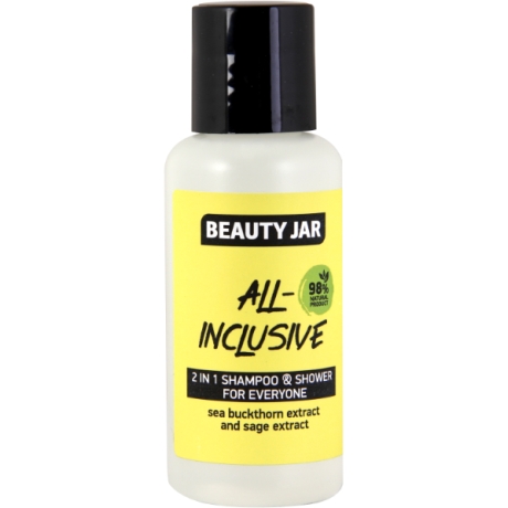 Beauty Jar Shampoo and shower gel All Inclusive šampoon ja dušigeel 80ml