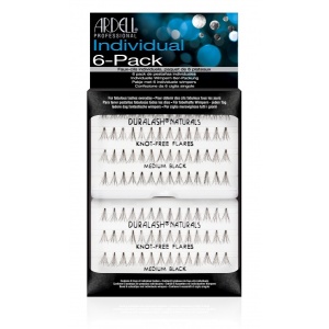 Ardell Individual Lashes Knot Free Flares Medium Black 6x56pc