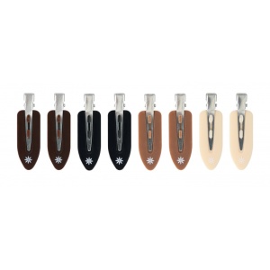 Brushworks Nude No Crease Hair Clips 8pc