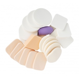 Brushworks Assorted Makeup Sponges Спонжи для макияжа Ассорти 24 шт