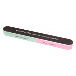 Brushworks 6 Sided Nail File Shape & Shine