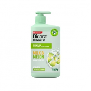 Dicora Urban Fit Shower Gel Vitamin A Milk and Melon 825ml