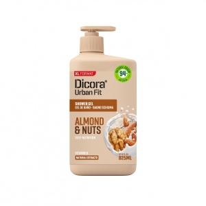Dicora Urban Fit Shower Gel Vitamin B Almonds and Nuts 825ml