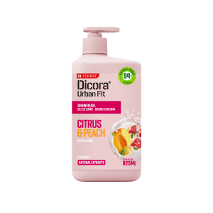 Dicora Urban Fit Shower Gel Vitamin C Citrus and Peach 825ml