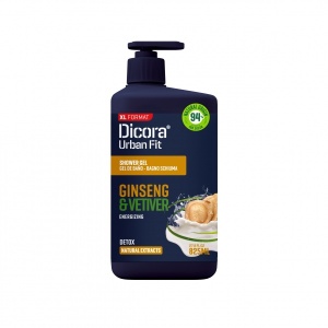 Dicora Urban Fit Shower Gel Energy Vetiver and Ginseng 825ml