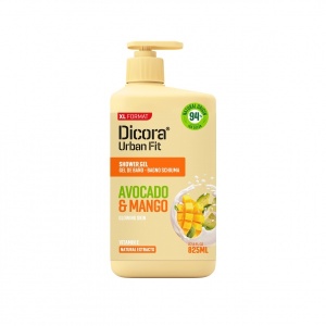 Dicora Urban Fit Shower Gel Vitamin E Mango and Avocado oil 825ml