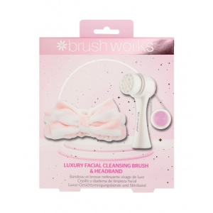 Brushworks Luxury Facial Cleansing Brush & Headband