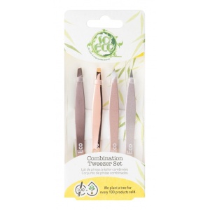 So Eco Rose Gold Tweezer Set 4 Pieces