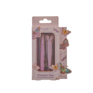 Danielle Tweezer Set  Butterfly 2pc