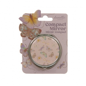 Danielle Compact Mirror Butterfly 