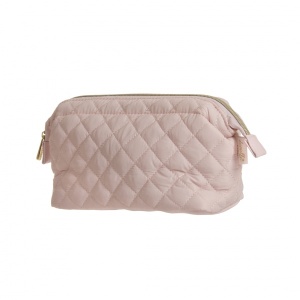 Danielle Cosmetic Bag Slouch Quilted Pink