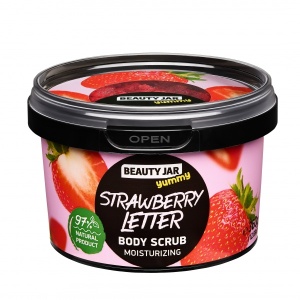 Beauty Jar Body scrub STRAWBERRY LETTER 360g