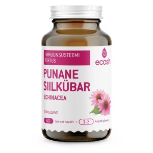Ecosh Punane siilkübar Echinacea 60 kapslit