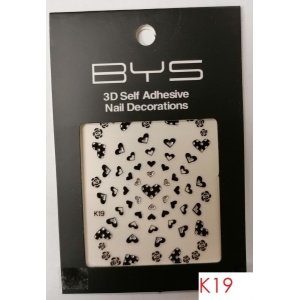 BYS 3D küünekaunistused iseliimuvad