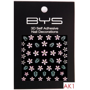 BYS Самоклеящиеся украшения для ногтей 3D 
