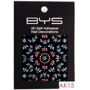 BYS Самоклеящиеся украшения для ногтей 3D 