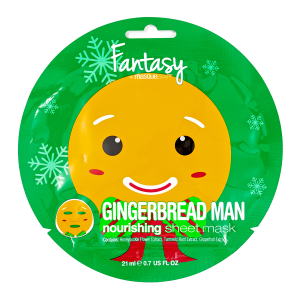 Fantasy by Masque Bar Holiday Gingerbread Man Nourishing Sheet Mask
