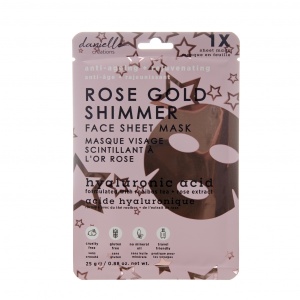 Danielle Rose Gold Shimmer Face Mask x 5 Pack