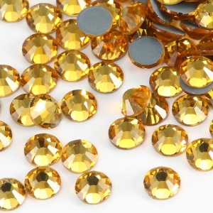 Feel Good Rhinestone Topaz Gold