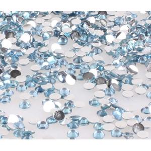 Feel Good Rhinestones Light Blue small 100 pc